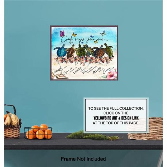 Religious Nautical Wall Art & Decor - Christian Encouragement Gifts for Women - Picture 7 of 8